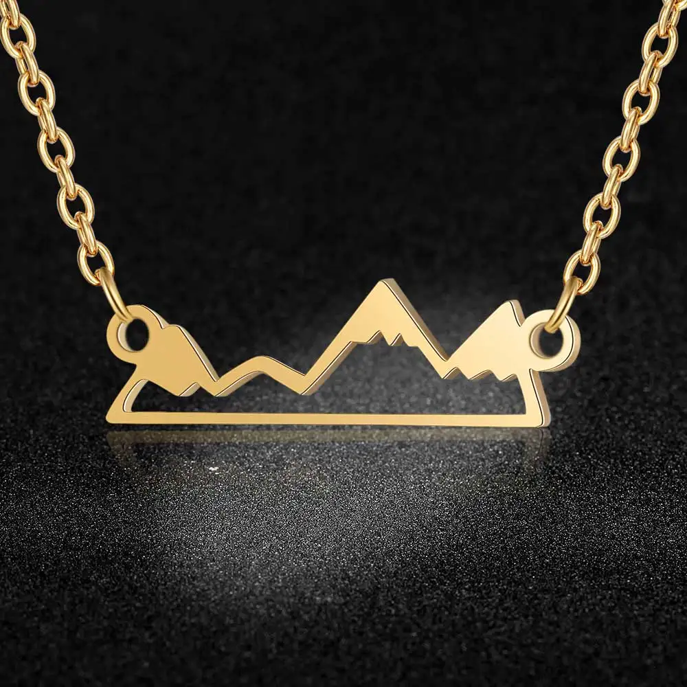 Wholesale Stainless Steel World Map Sun Charm Necklace with Pineapple, Palm Tree, Star, and Horseshoe Elements image 5