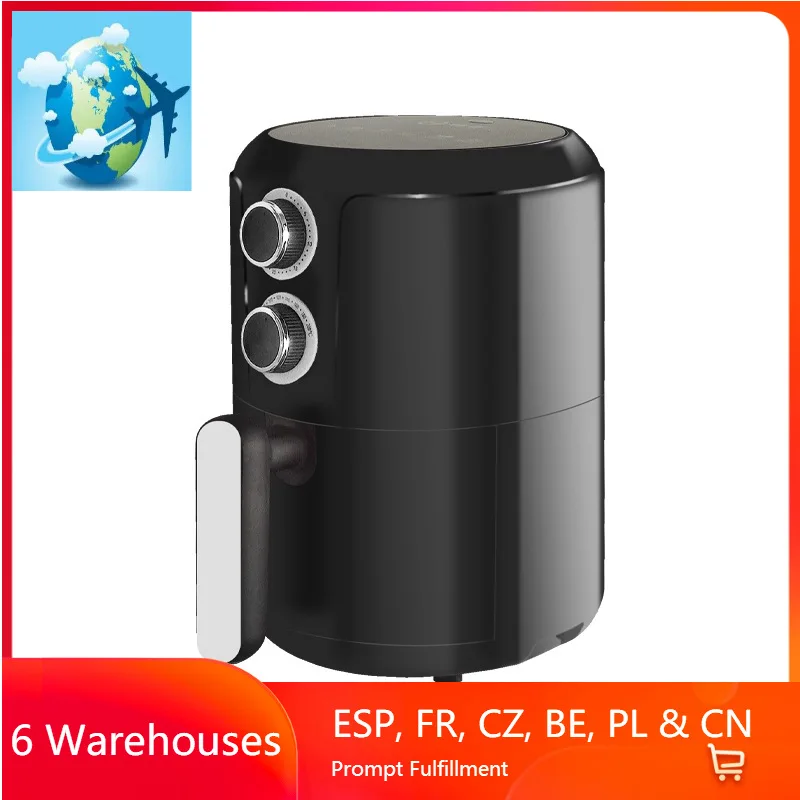 

Oil-Free Air Fryer 2.8L hot 80 to 200 temperature and timer Control 1350W