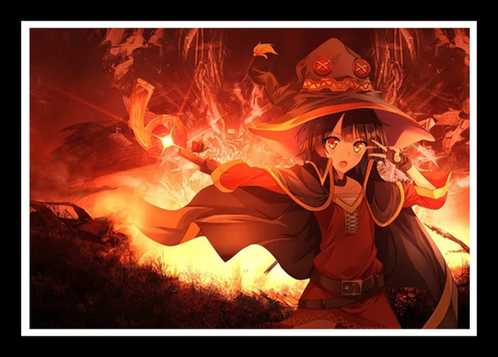 Идеальный постер JL коносуба мегумин милая девушка японский аниме подарок