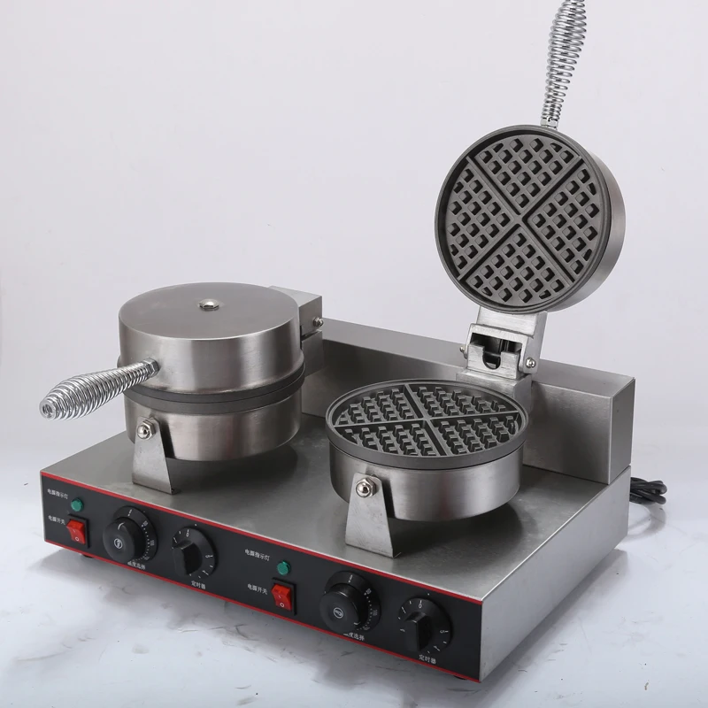 Коммерческий двойной вафельница Taiyaki электрическая с пузырьками цена | Бытовая