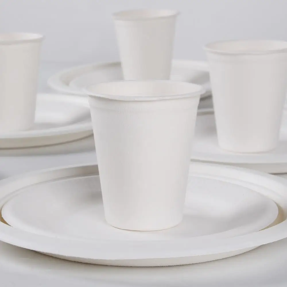 QIFU набор посуды из 300 предметов пластиковые тарелки и нож вилка для утилизации