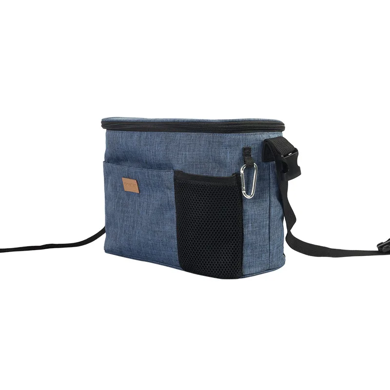 Denim color TI532 Сумка для подгузников для детских вещей, подвесная сумка для подгузников, органайзер для коляски, рюкзак на колесиках для мам, сумка для хранения бутылок - Цвет: Denim color TI532