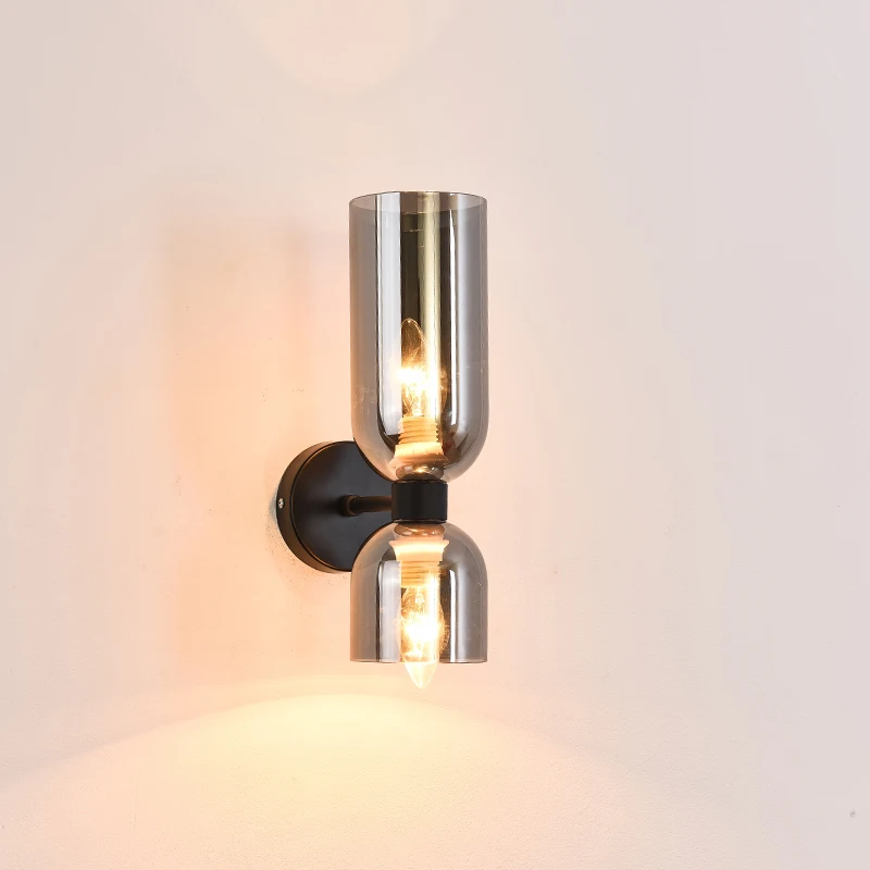 Металлический Настенный прикроватный светильник в скандинавском стиле для