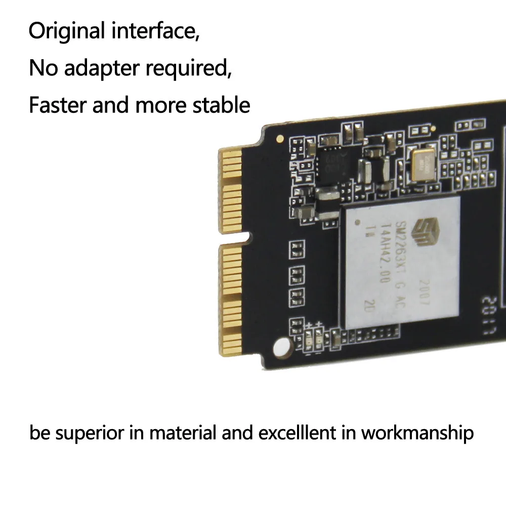 Новый твердотельный накопитель 256 ГБ 512 SSD для 2014 2017 Macbook Air A1465 A1466 Pro Retina A1502 A1398 1 ТБ