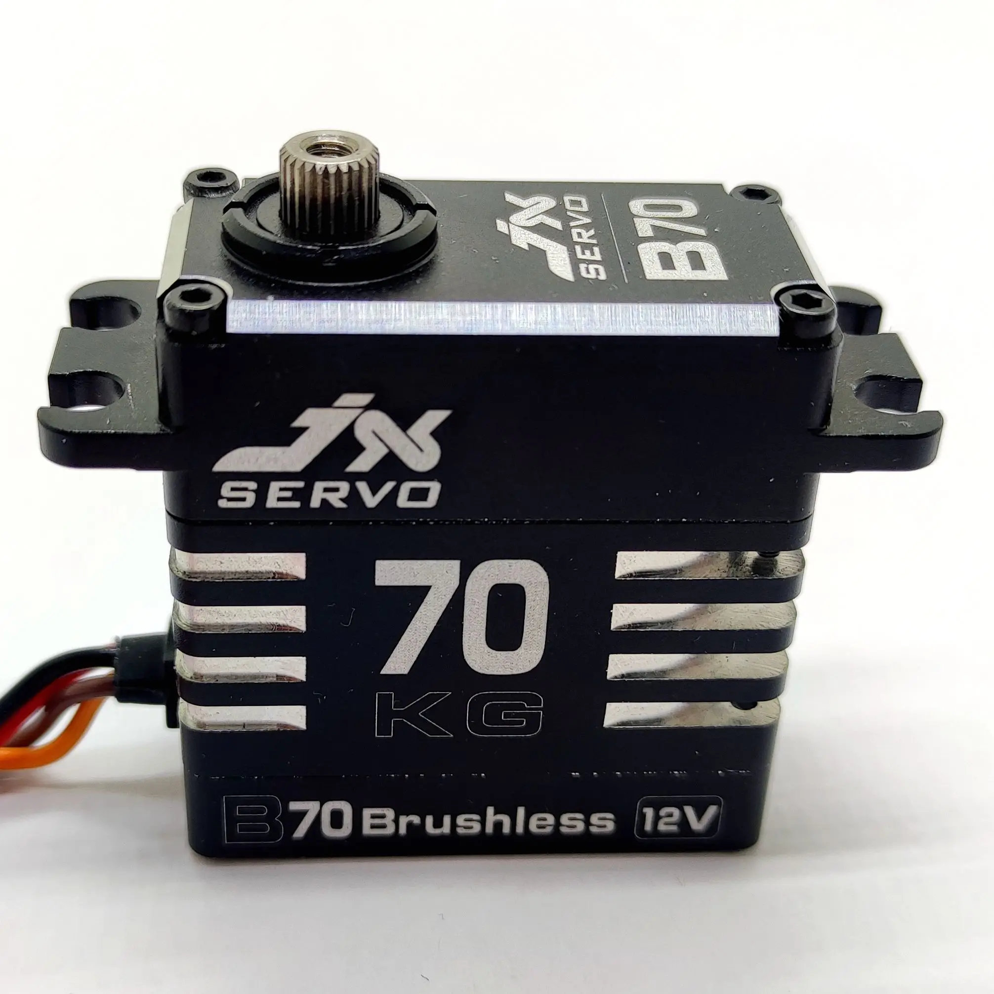 B70 JX Servo 72 кг 12V 0.1sec Сталь Шестерни 180 градусов Алюминий бесщеточный мотор для RC