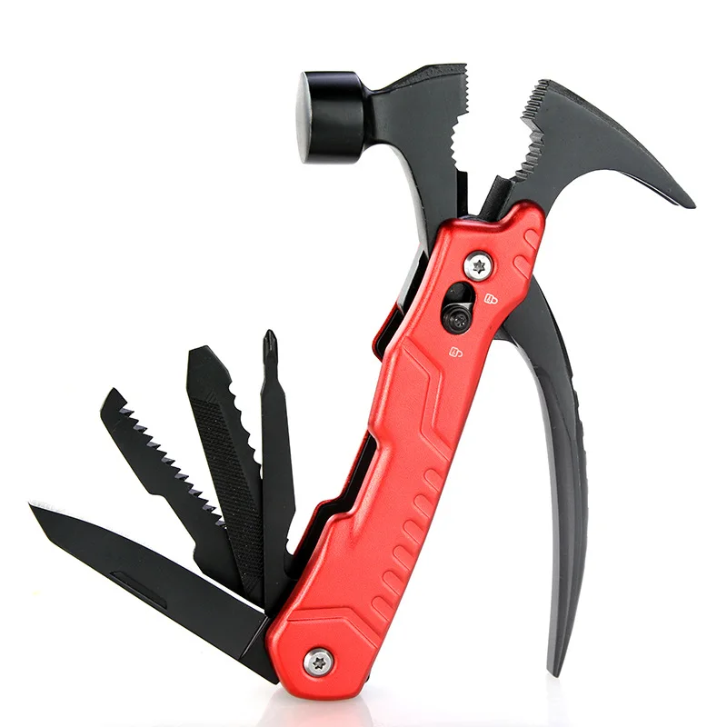 

13 In 1 Camping Multi Tools Multifunction Claw Hammer Outdoor Survival Gear Folding Pocket Plier Rescue Pocket Tool Dropshipping