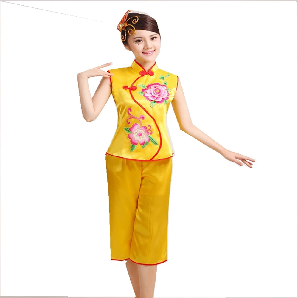Костюм для танцев Янко одежда китайских народных традиционные китайские
