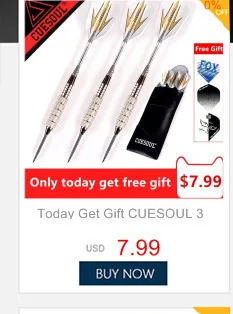 CUESOUL 3 шт./компл. 15,5 см 27g профессиональная портативная рация 95% Вольфрам Сталь Дартс с коробка приятного вида