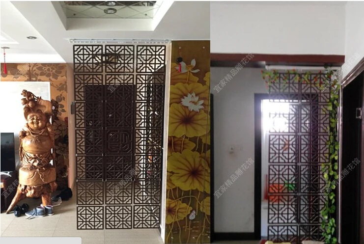 Подвесной разделитель для комнаты деревянные панели модный современный