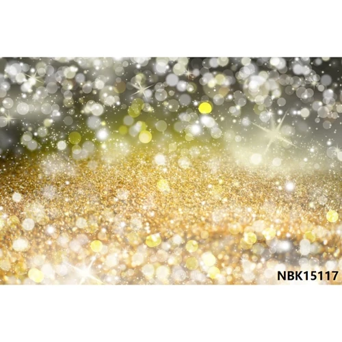 Yeele виниловый синий золотой снег Рождественский горошек легкий боке фон для