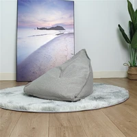 large lazy sofa cover chairs without filler linen cloth lounger seat bean bag pouf puff couch tatami living room bedroom