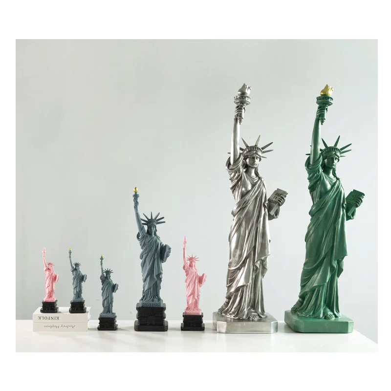 Figurine Statue de la liberté en résine, Sculpture d'intérieur, pour bureau, décoration de maison, accessoires, Souvenirs