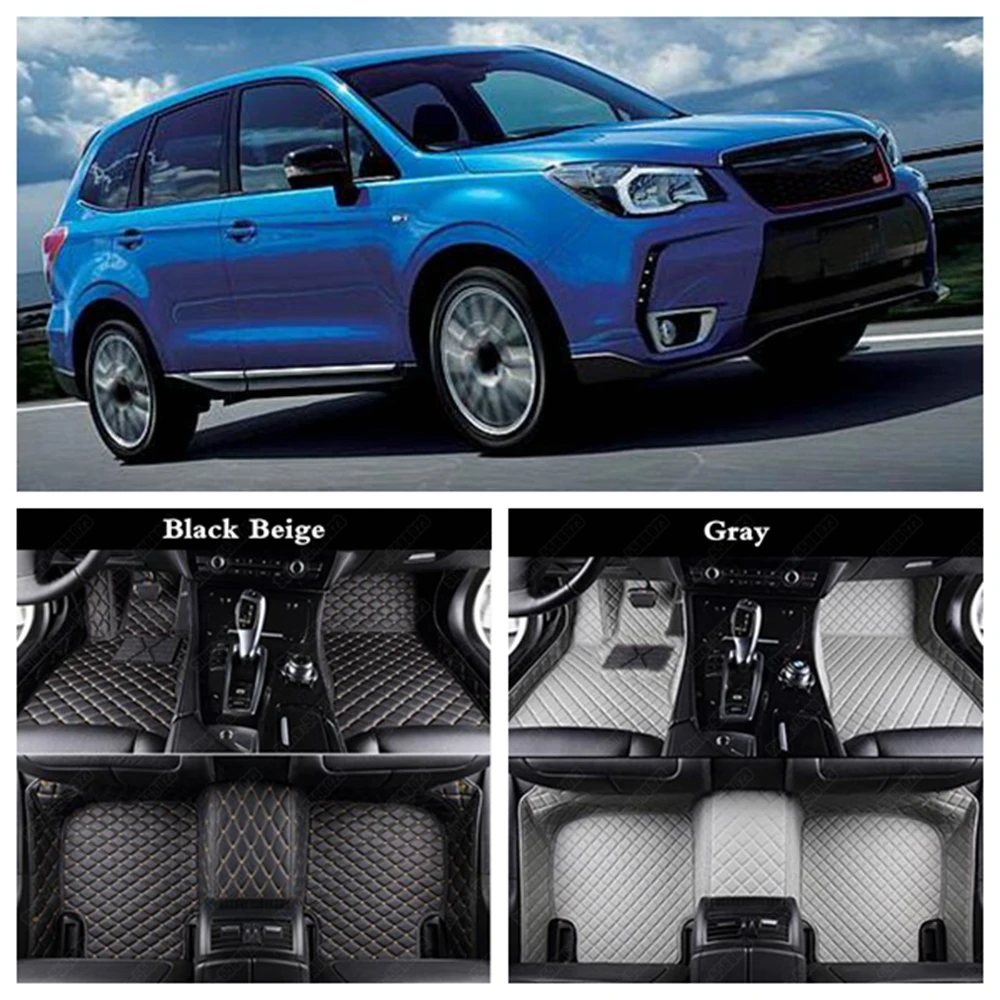 Автомобильные коврики для любой погоды водонепроницаемые Subaru WRX STI BRZ Legacy Impreza XV