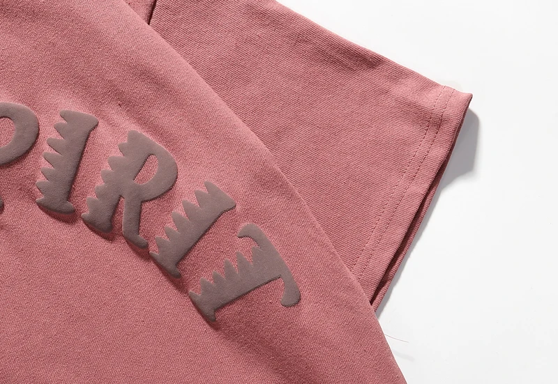 

Letter Print Short-sleeved Men and Women Kanye West O Neck Streetwear Cotton Harajuku Loose Casual Tshirt boyfriend gift