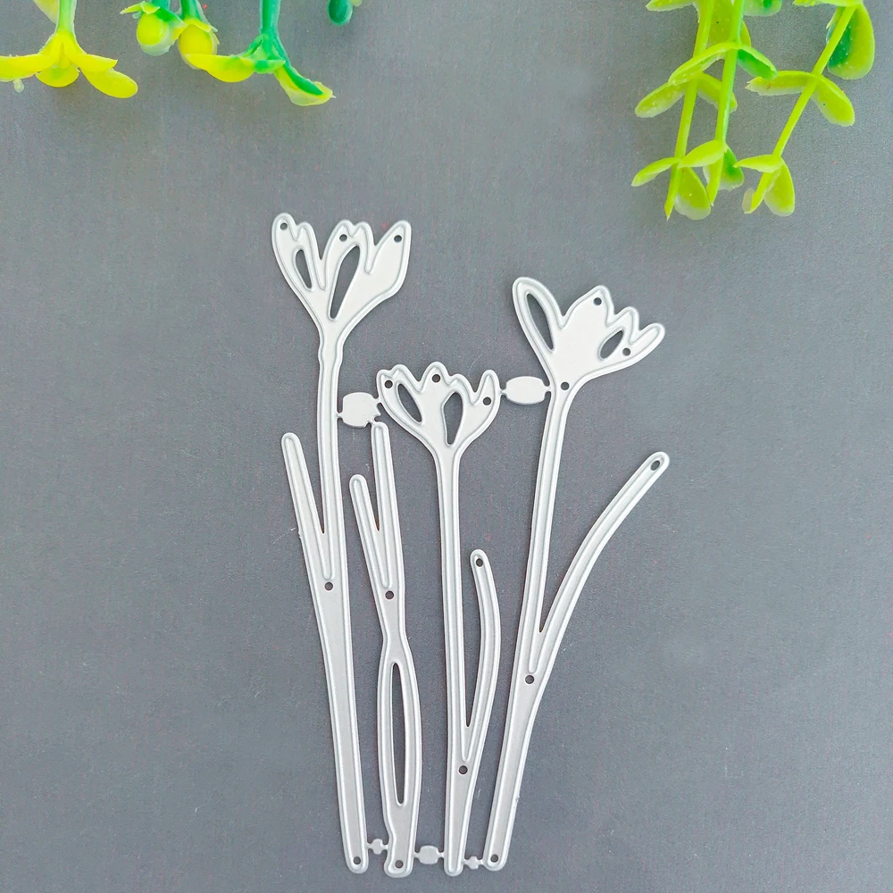 

Tree trunk flower decoration metal cutting die scrapbook paper knife stamping die