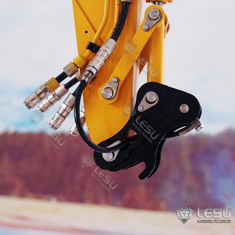 Металлический захват LESU фиксированное Крепление для 1/14 RC Komatsu AC360 гидравлический