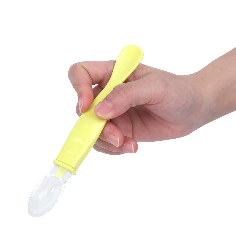 2 шт. детские ложки посуда для кормления детей столовые приборы ложка силиконовые