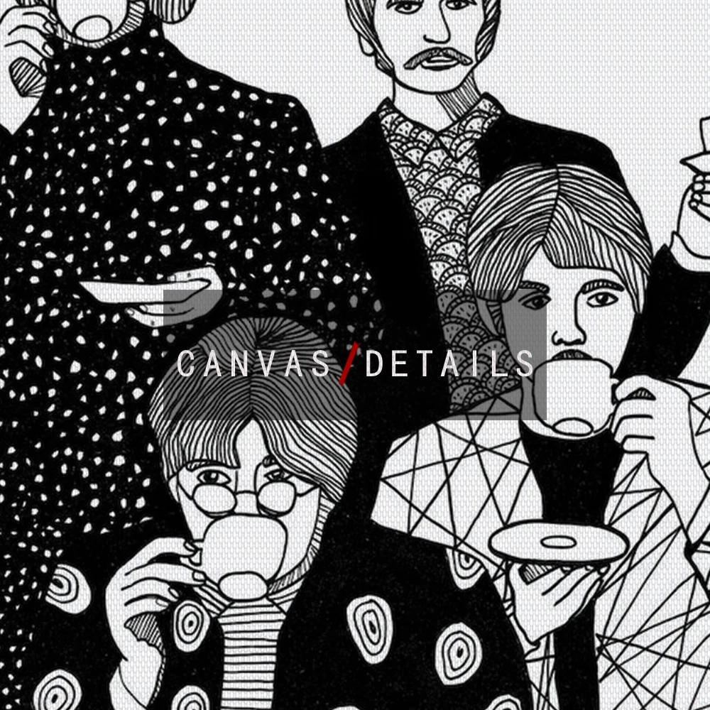 Скандинавский абстрактный питьевой чай искусство холст живопись плакаты и