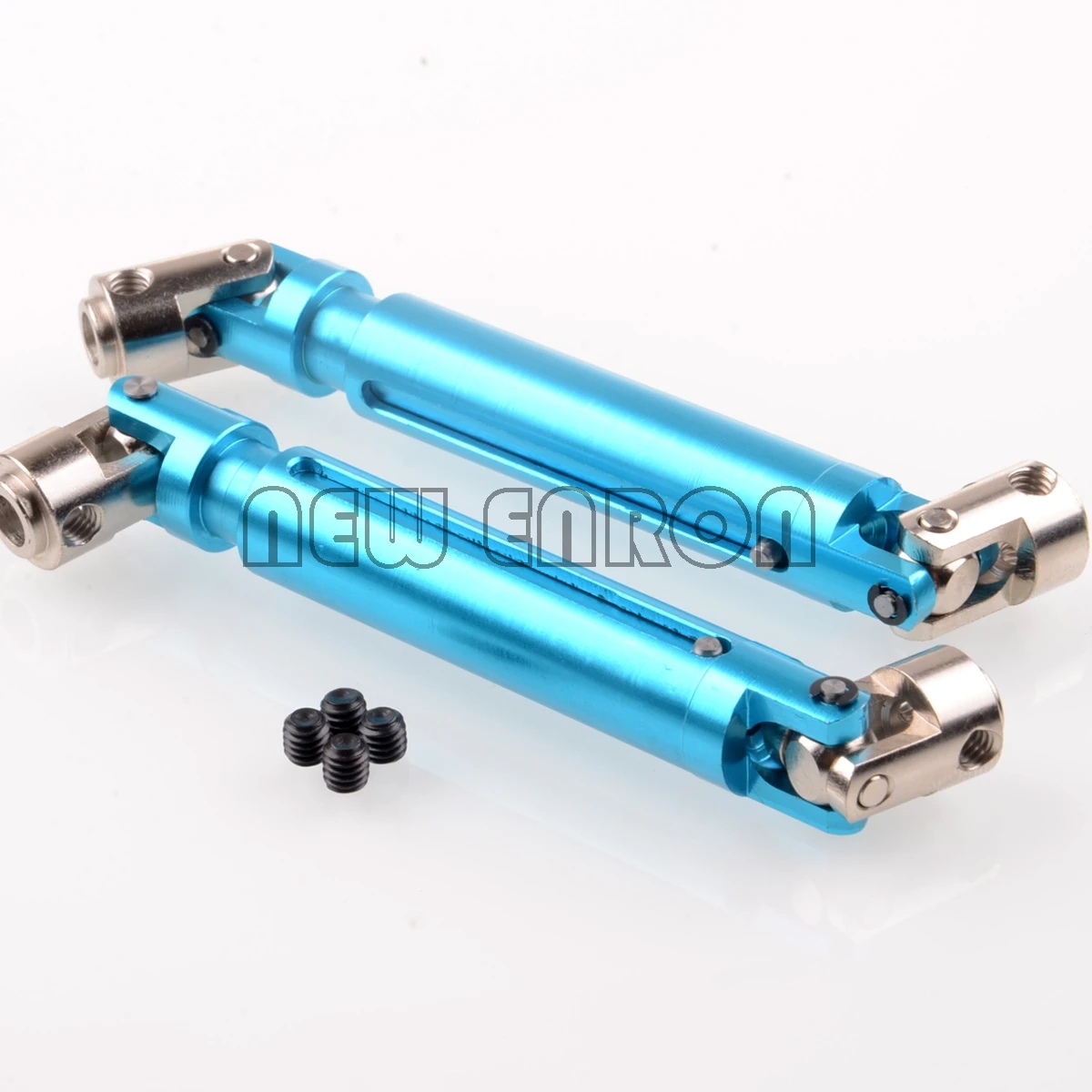 

NEW ENRON 2Pcs Aluminum 106-138MM Universal Driven Dogbone Drive Shaft For Rc Model Car 1/10 Tamiya CC01 CC-01 Upgrade Parts