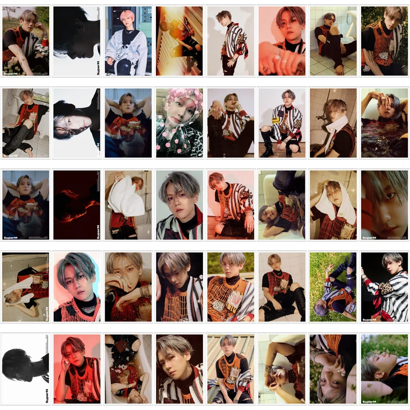 Фотокарта Kpop SuperM EXO BaekHyun HD Polaroid Lomo | Канцтовары для офиса и дома