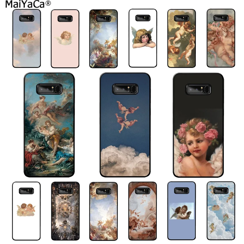 Чехол для телефона MaiYaCa с милыми ангелами Ренессанса Samsung Note 3 4 5 7 8 9 10 pro A7 2018 A10 A40 A50