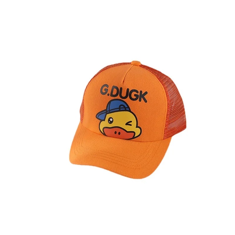 

Summer Mesh Snapback Hat Duck Cotton Cartoon Unisex Sun Protection Caps Wholesale Hats
