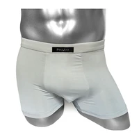peajoa sexy fashion mens u convex underwear summer cool ice silk mens boxers brand shorts male underwears solid color