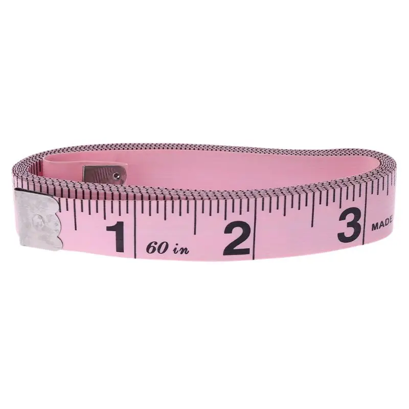 

150cm 60" Vinyl Tape Measure Tailor tool cm/inch Clothes Measure Measurement Ruler Chest Hips Waist Size Standard Tape 32CC