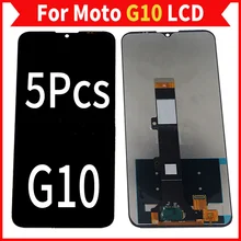 5Pcs/Lot For Moto G10 XT2127-2/4 LCD Screen Display With Touch Digitizer Assembly G10 Power 2021 Mobile Phone Parts