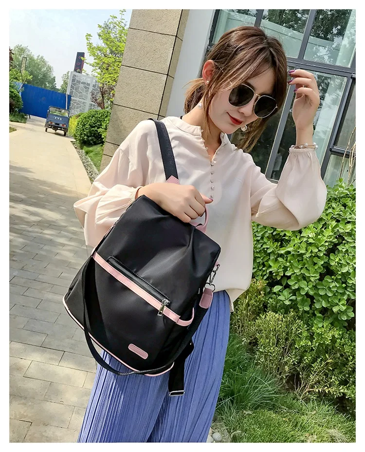 

2020 New Oxford Anti-theft School Bag Multifunctional Waterproof and Wear-resistant Backpack Outdoor Travel Fashion All-match