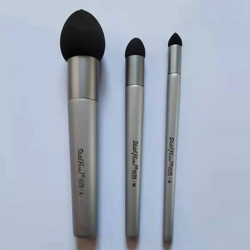 3Pcs Sketch Pen Brush Sponge Wipe Clean Tool For Art High Light Gray Surface Detail Processing Rendering Smudge Erase Correction