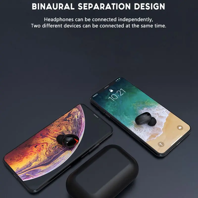 A8 TWS Bluetooth наушники Беспроводная гарнитура 5 0 сенсорное управление тяжелый бас