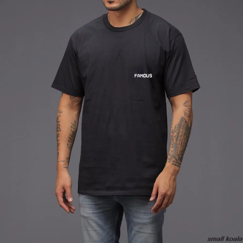 Kanye West/известные футболки с надписью для мужчин хип хоп скейт футболка круглым