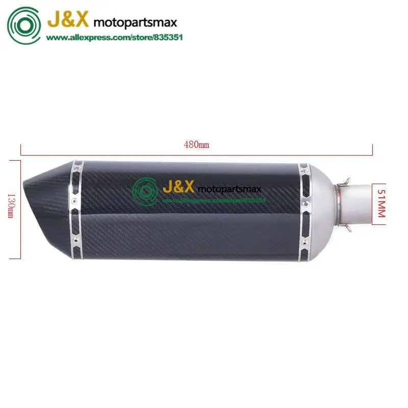 

Modified Front Middle Link Pipe Scooter Exhaust Muffler Escape Full System Slip On For yamaha NMAX155 NMAX 155 2015-2017