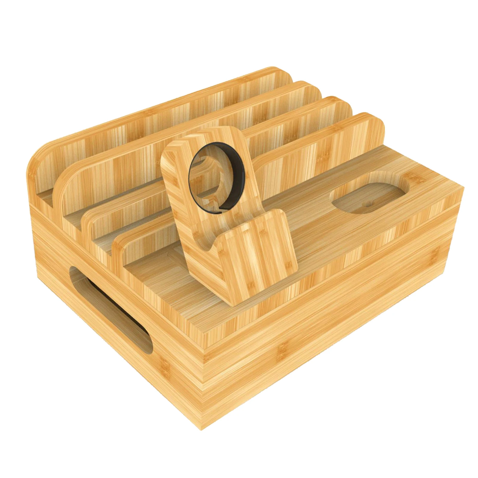 bamboo holder for iphone stand for samsung phone cords charging station docks organizer for smart phones and tablets free global shipping