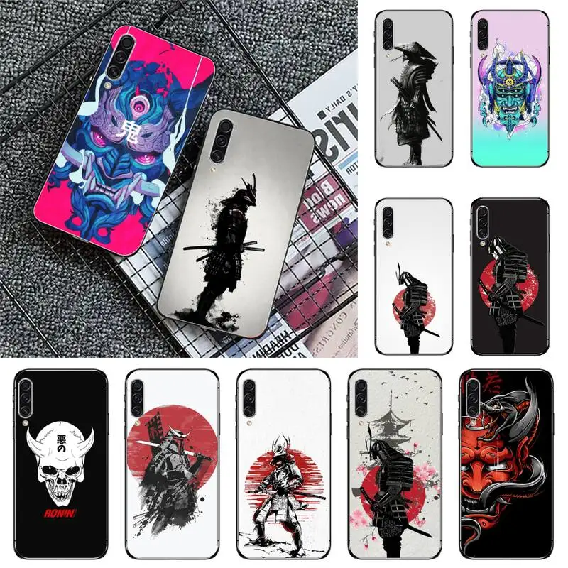 

samurai mask Japanese Art Phone Case For Samsung galaxy A S note 10 7 8 9 20 30 31 40 50 51 70 71 21 s ultra plus
