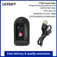 lilygo%c2%aettgo heart rate programmable development kit esp32 wifi ble ips 0 96 lcd d0wdq6 v3 flash 16mb