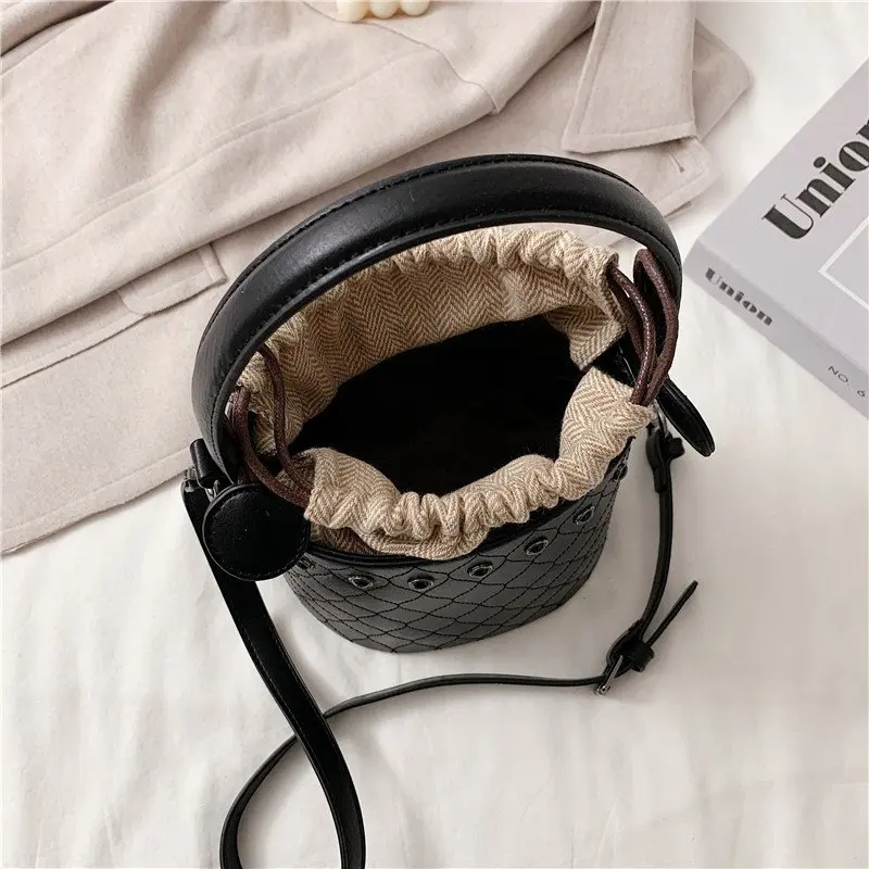 

2021 New Designer Women Handbags PU Leather Bucket Shoulder Bags Female Fashion Larger Capacity Crossbody Messenger Bags Girls