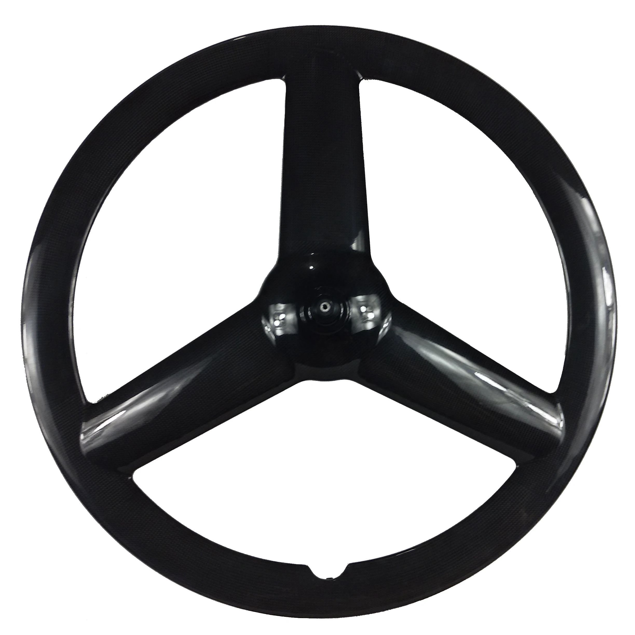Carbon UD Tri Spoke Wheel Light 700C Road Rim/Disc Brake 3G Bike Wheelset Track Bicycle Single Speed Front/Rear Tubular/Clincher