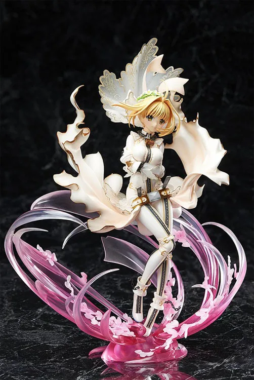 

Fate Stay Night Characters White Wedding Dresses Saber Action Figure Statue Model Fate Apocrypha Figurine