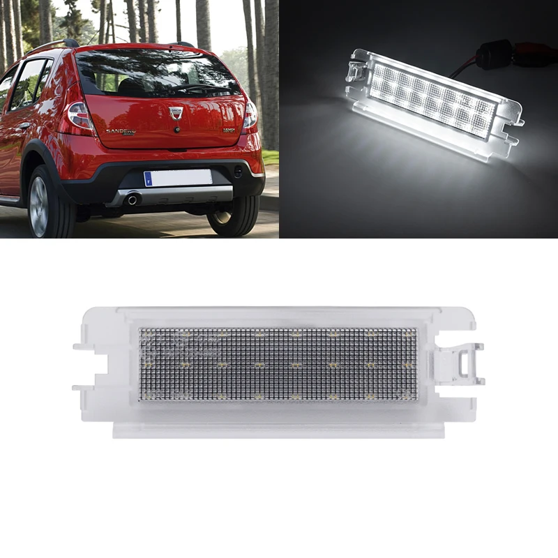 1 шт. без ошибок светодиодный лампы для заднего номерного знака Renault CLIO II LIFT 01 05 Dacia