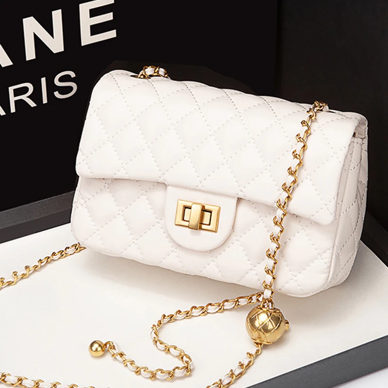 

Cc высококачественные роскошные кожаные сумки, новая сумка через плечо, сумка-мессенджер с ромбовидной цепочкой, бренд wild tide