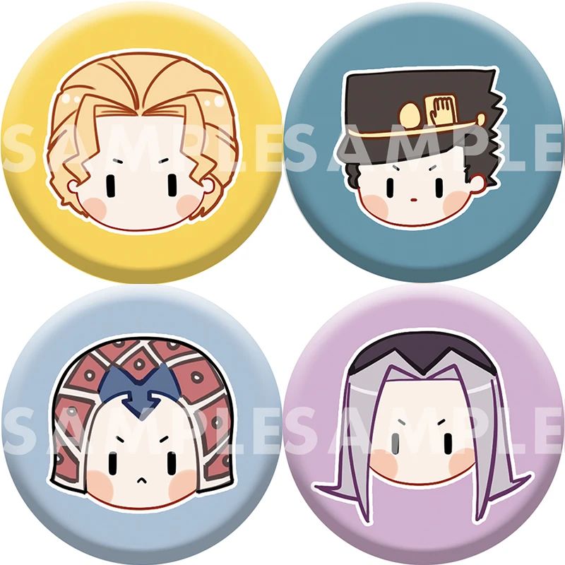 

JoJo's Bizarre Adventure Anime Jonathan Joestar Metal Badge Creative Souvenir Button Brooch Pins Collection Souvenir Gifts New