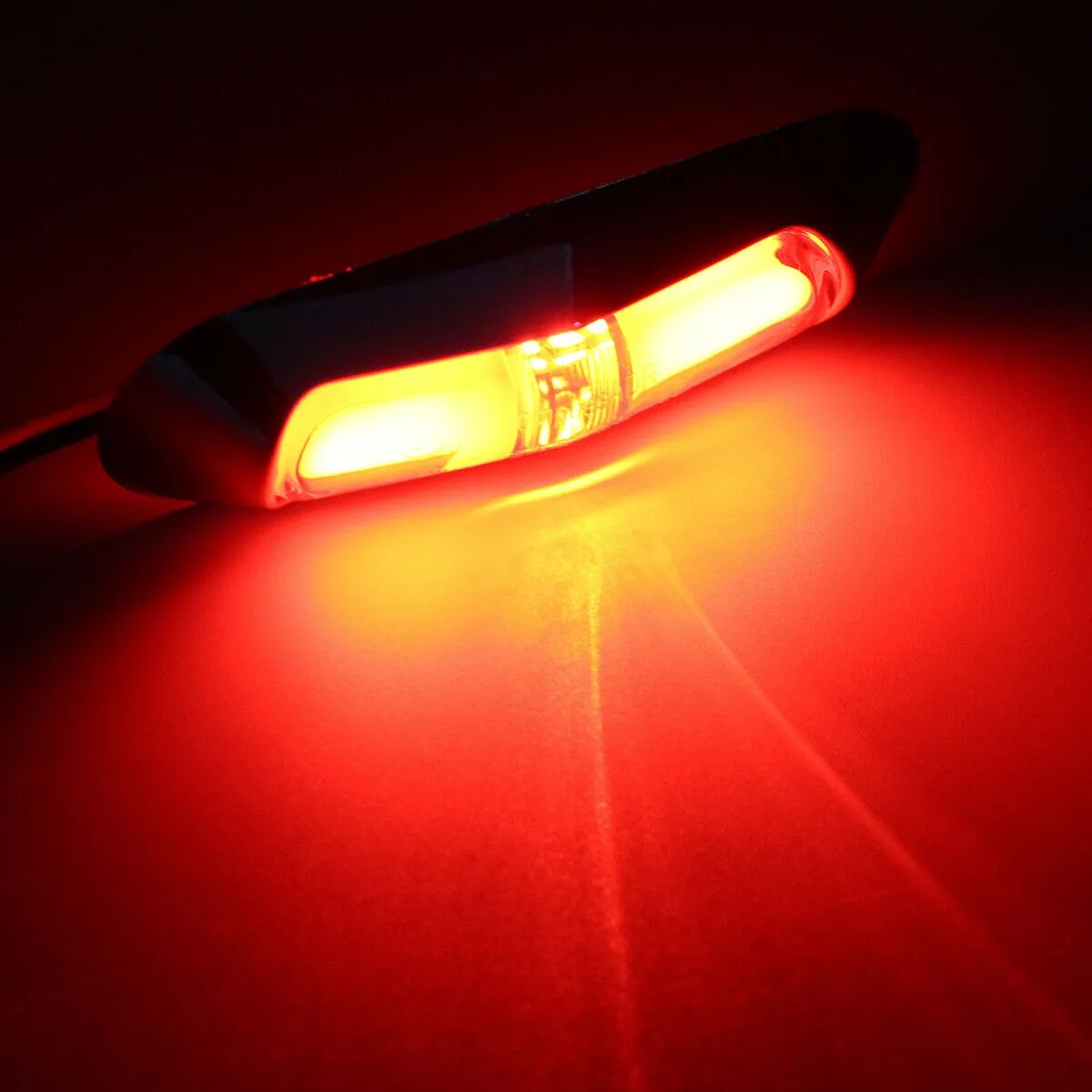 

Clearance Side Marker Lights DC 10V-30V Lorries Pickup W/ Chrome Bezel