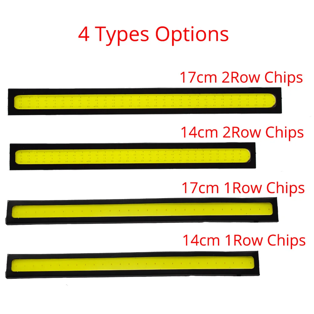 2 шт. Автомобильные дневные ходовые огни водонепроницаемые алюминиевые