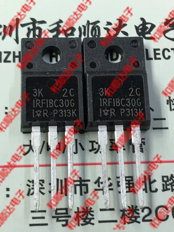 Оригинальный Новый/5 предметов в лоте IRFIBC30G TO 220F 600V 25A|Регуляторы