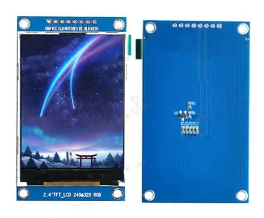 Цветной TFT ЖК-экран 2 4 дюйма 8P/18P SPI HD (плата/без платы) ILI9341 Привод IC 240(RGB)* 320 без