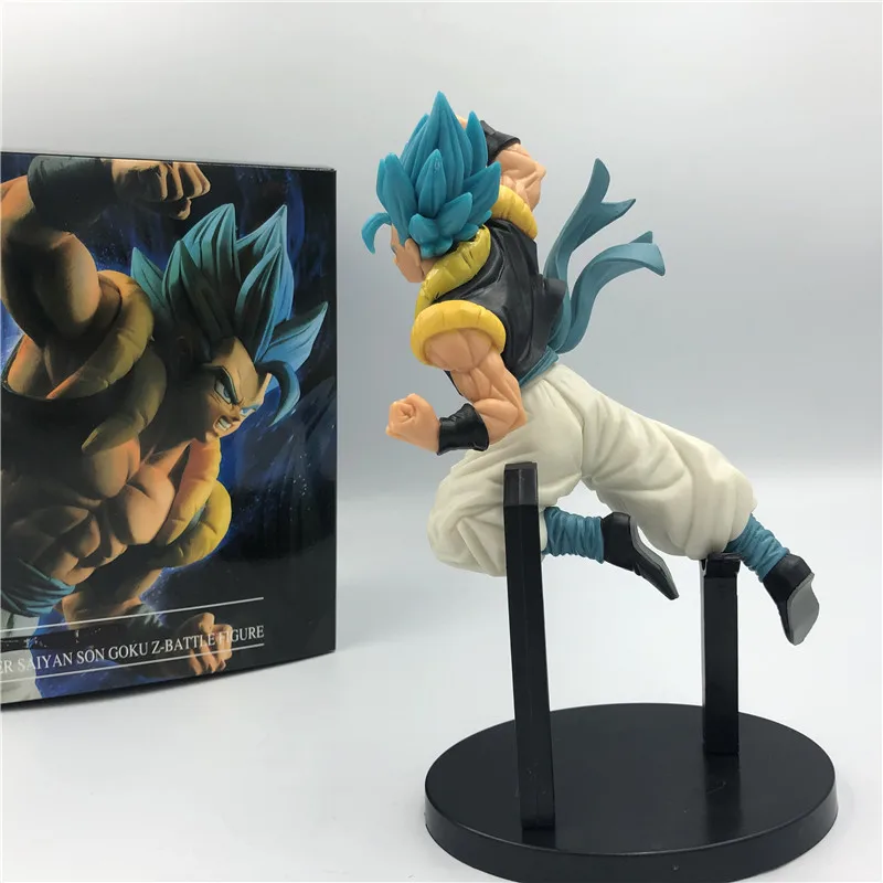 Фильм Ver. Dragon Ball Z Gogeta голубые волосы против супер броли конечный солдат DBZ Гоку Вегета Супер Саян фигурка 20 см