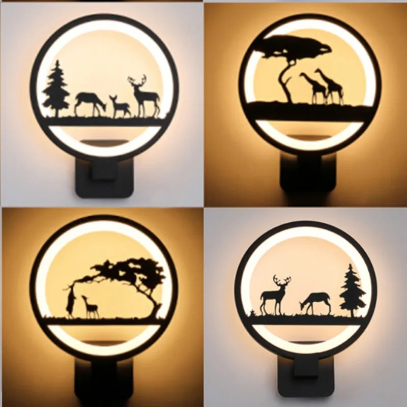 Современная Настенная светодиодная лампа акриловый креативный светильник для