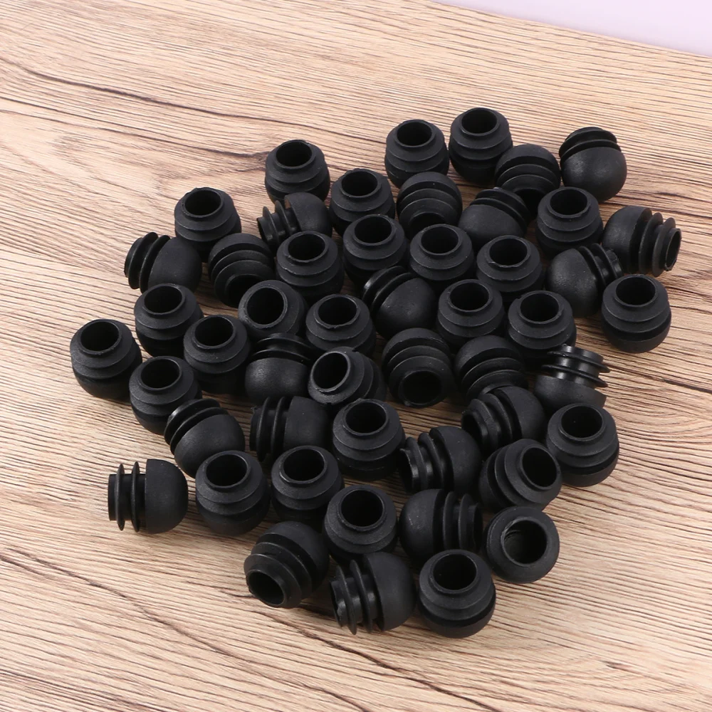 

50 PCs 22MM Round Insert Chair Leg Glide Protectors Anti-dust Stopper Furniture Glide Protective Cushion for Stainless Steel Tub